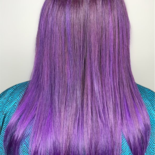 Purple Creative Hair Coloring-min